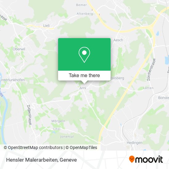 Hensler Malerarbeiten map