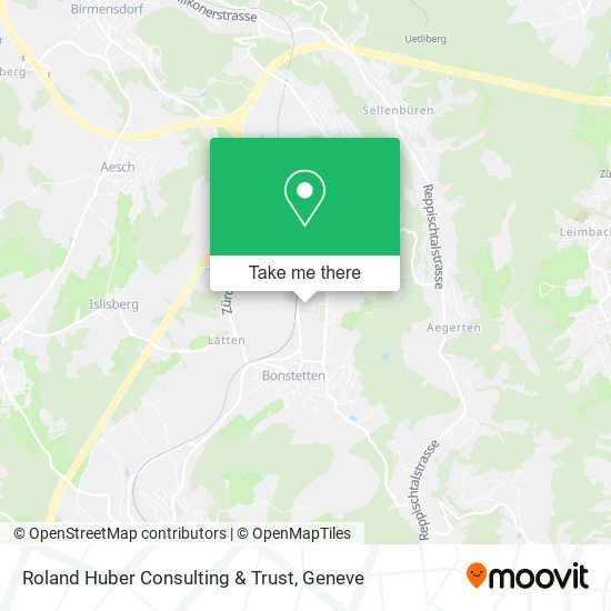 Roland Huber Consulting & Trust map