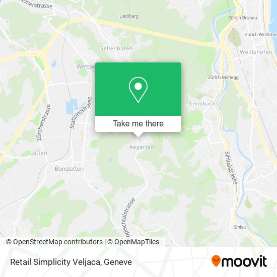 Retail Simplicity Veljaca map