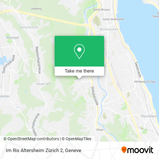 Im Ris Altersheim Zürich 2 map