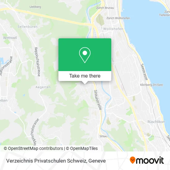 Verzeichnis Privatschulen Schweiz map
