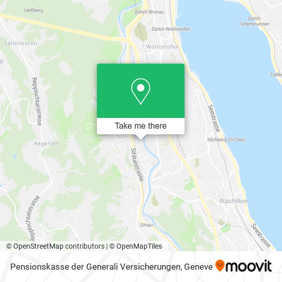 Pensionskasse der Generali Versicherungen map