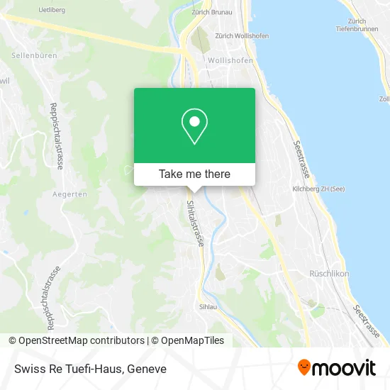 Swiss Re Tuefi-Haus map
