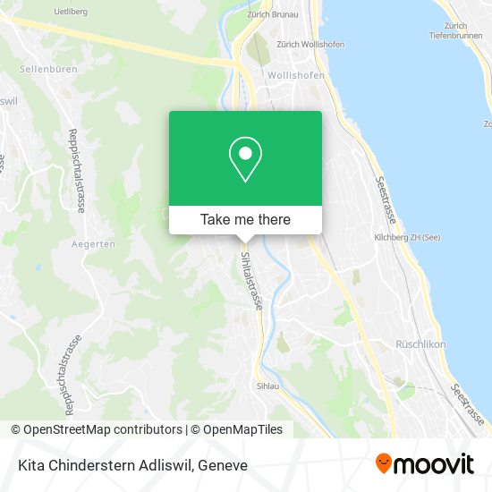Kita Chinderstern Adliswil map