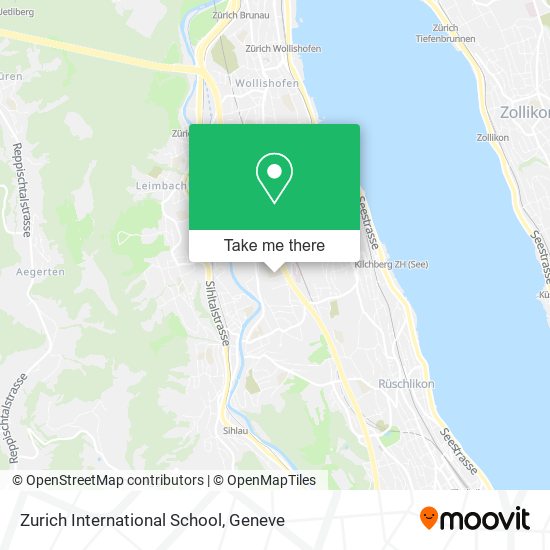 Zurich International School map