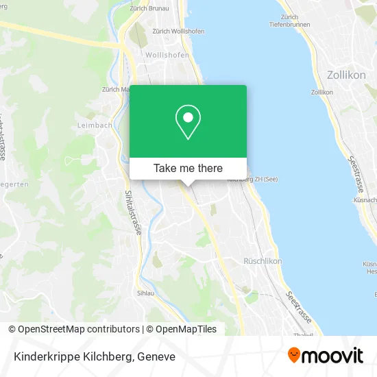 Kinderkrippe Kilchberg map