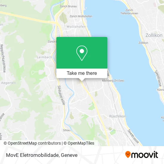 MovE Eletromobilidade map