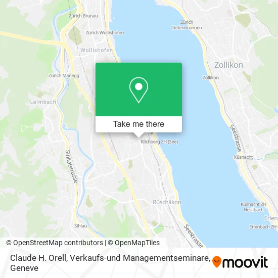 Claude H. Orell, Verkaufs-und Managementseminare map