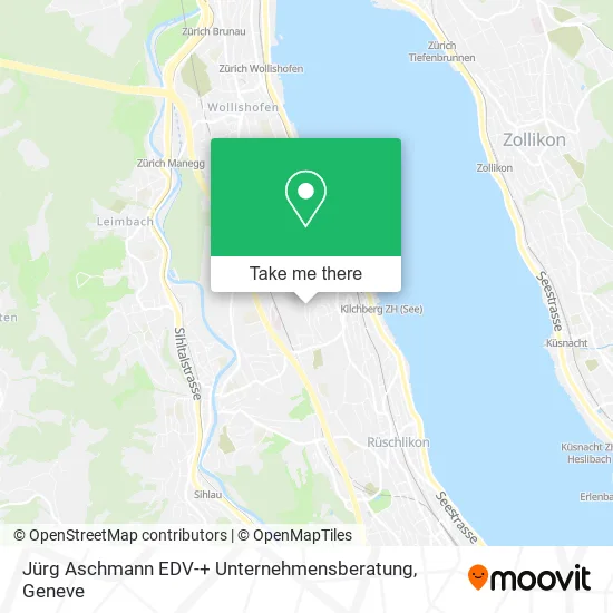 Jürg Aschmann EDV-+ Unternehmensberatung map