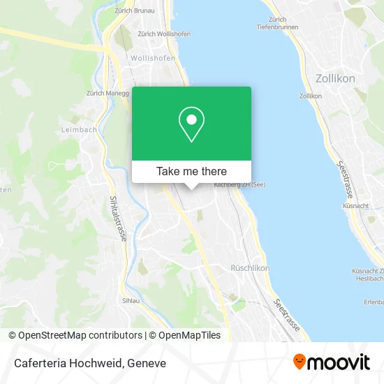 Caferteria Hochweid map