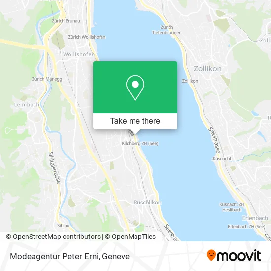 Modeagentur Peter Erni map