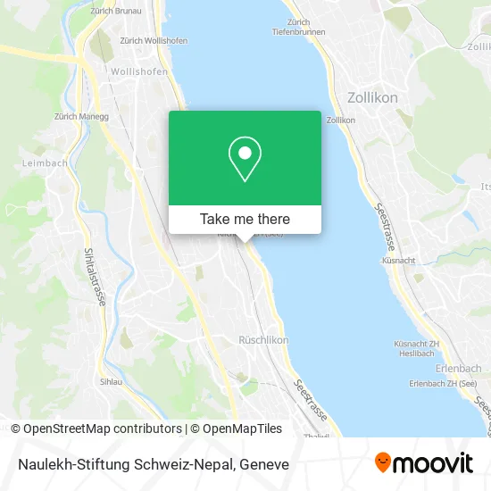 Naulekh-Stiftung Schweiz-Nepal map