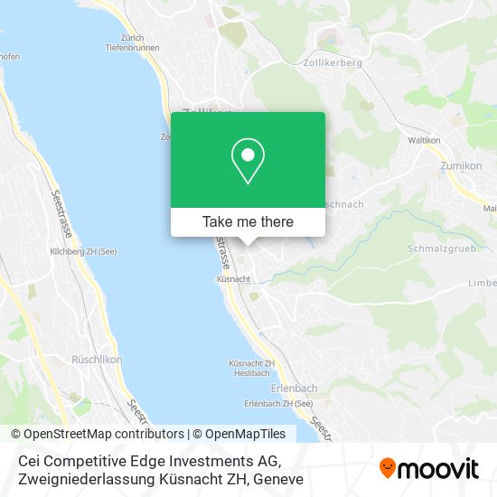 Cei Competitive Edge Investments AG, Zweigniederlassung Küsnacht ZH map