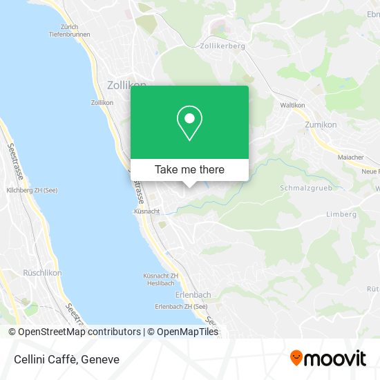 Cellini Caffè map