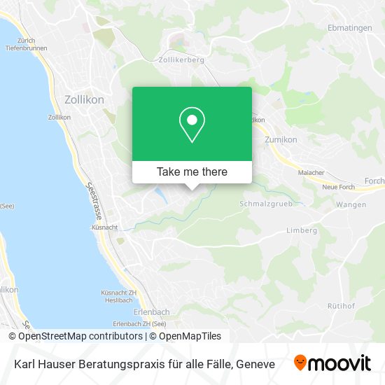 Karl Hauser Beratungspraxis für alle Fälle map