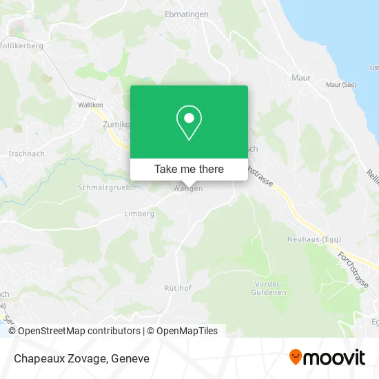 Chapeaux Zovage map