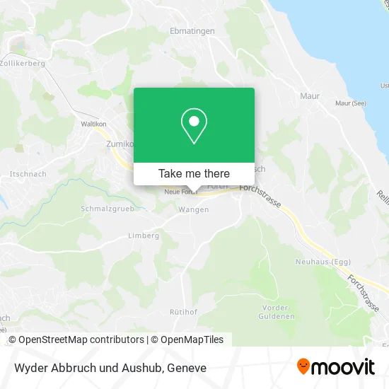 Wyder Abbruch und Aushub map