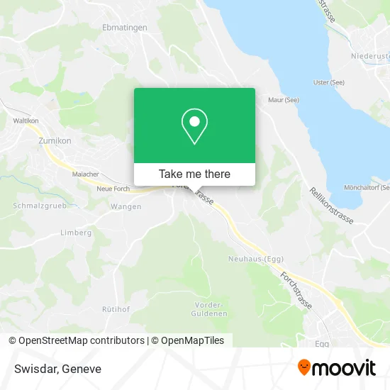 Swisdar map