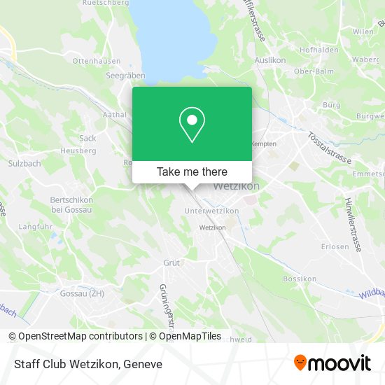 Staff Club Wetzikon map