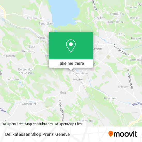 Delikatessen Shop Prenz map