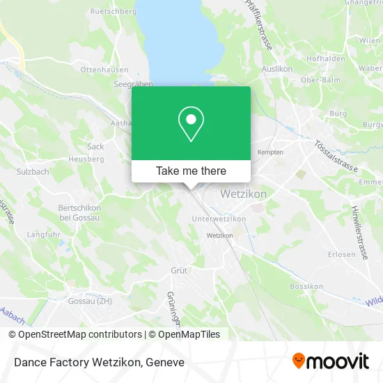 Dance Factory Wetzikon map