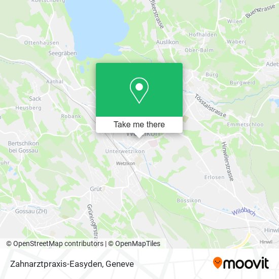 Zahnarztpraxis-Easyden map