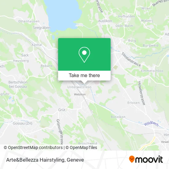 Arte&Bellezza Hairstyling map