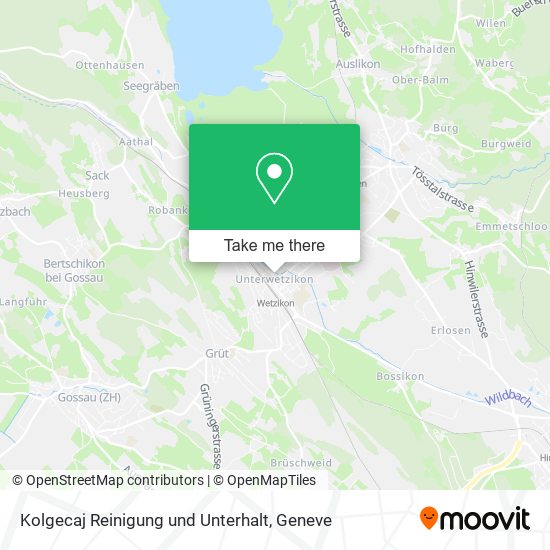 Kolgecaj Reinigung und Unterhalt map