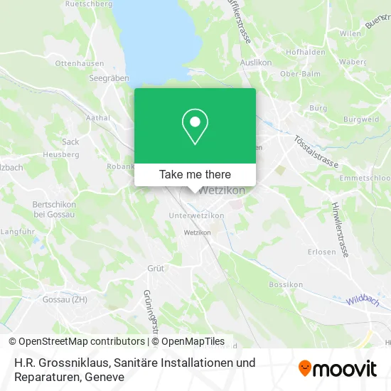 H.R. Grossniklaus, Sanitäre Installationen und Reparaturen map