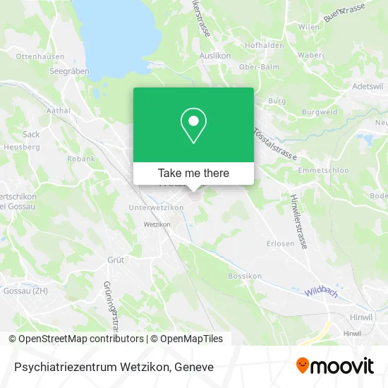 Psychiatriezentrum Wetzikon map