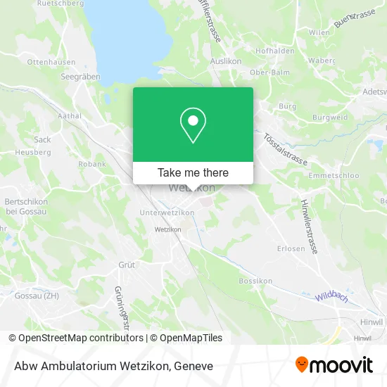 Abw Ambulatorium Wetzikon map
