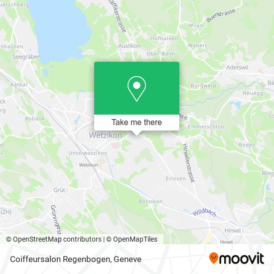 Coiffeursalon Regenbogen map