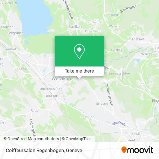 Coiffeursalon Regenbogen map