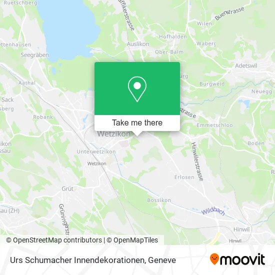 Urs Schumacher Innendekorationen map