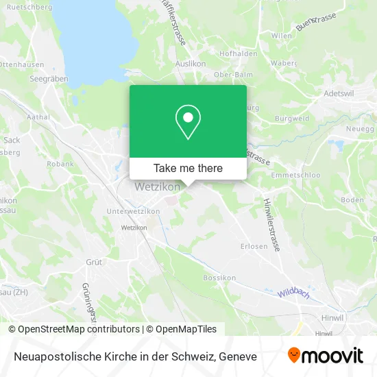 Neuapostolische Kirche in der Schweiz map