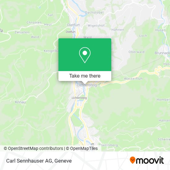 Carl Sennhauser AG map