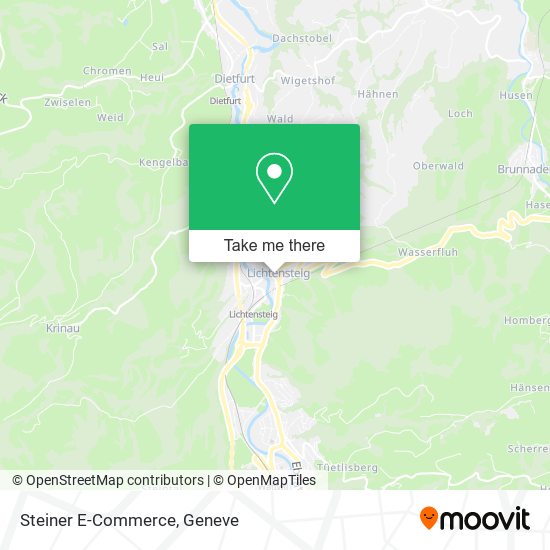 Steiner E-Commerce map
