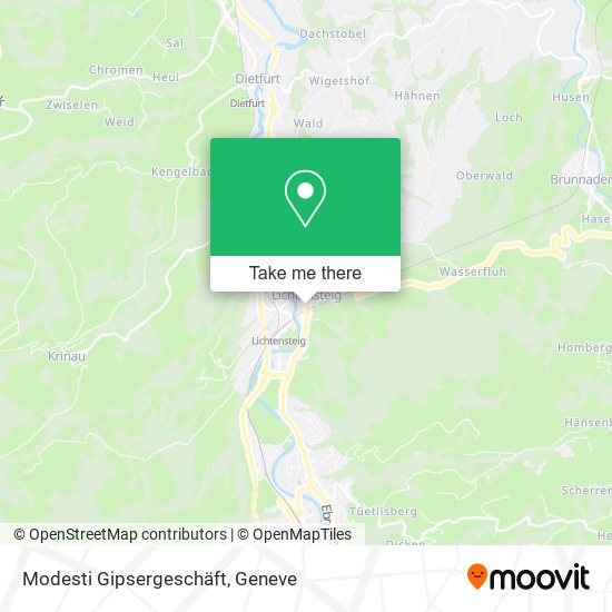 Modesti Gipsergeschäft map