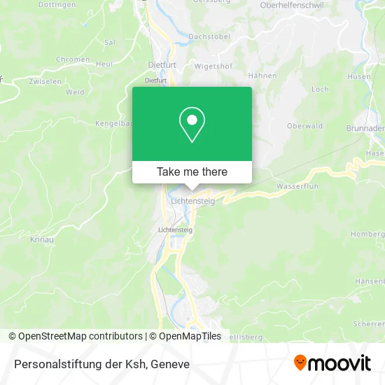 Personalstiftung der Ksh map