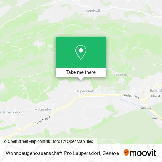 Wohnbaugenossenschaft Pro Laupersdorf map