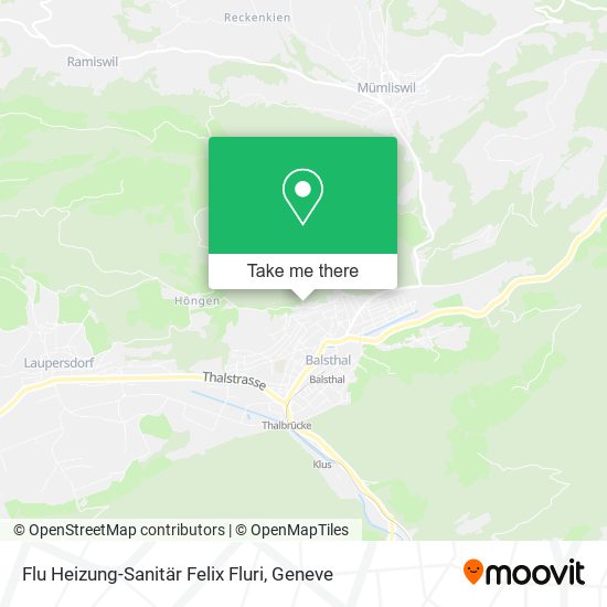 Flu Heizung-Sanitär Felix Fluri map
