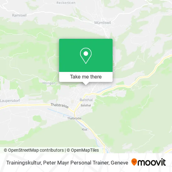 Trainingskultur, Peter Mayr Personal Trainer map