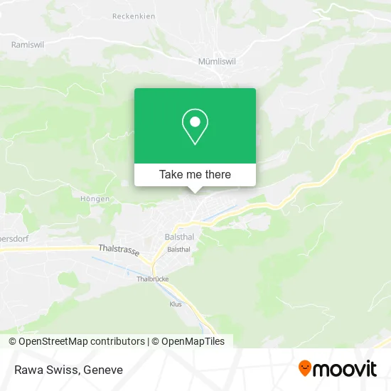 Rawa Swiss map