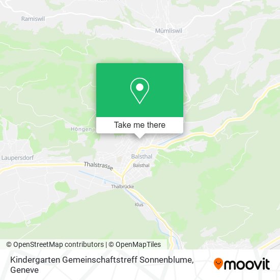 Kindergarten Gemeinschaftstreff Sonnenblume map