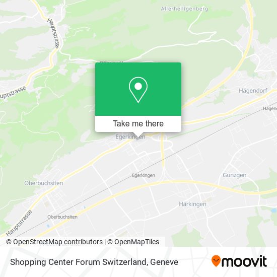Shopping Center Forum Switzerland map
