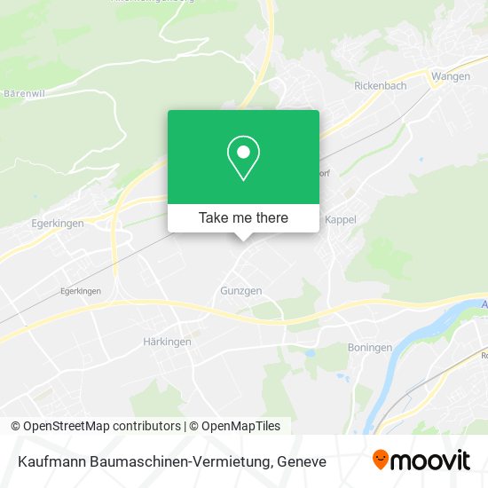 Kaufmann Baumaschinen-Vermietung map