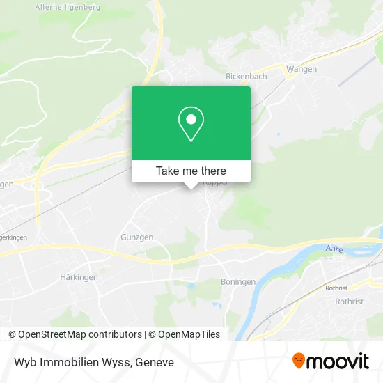 Wyb Immobilien Wyss map