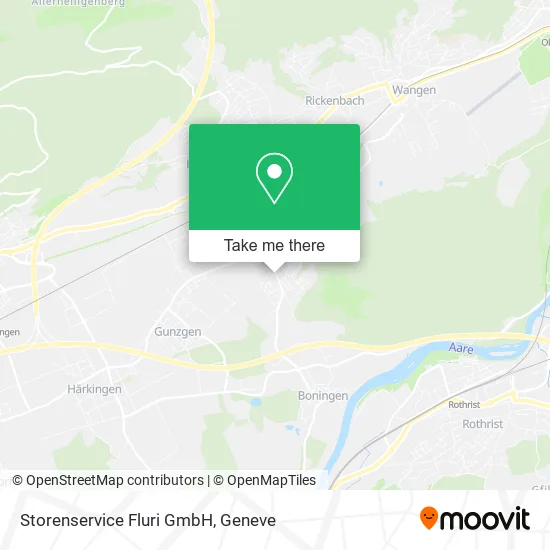 Storenservice Fluri GmbH map