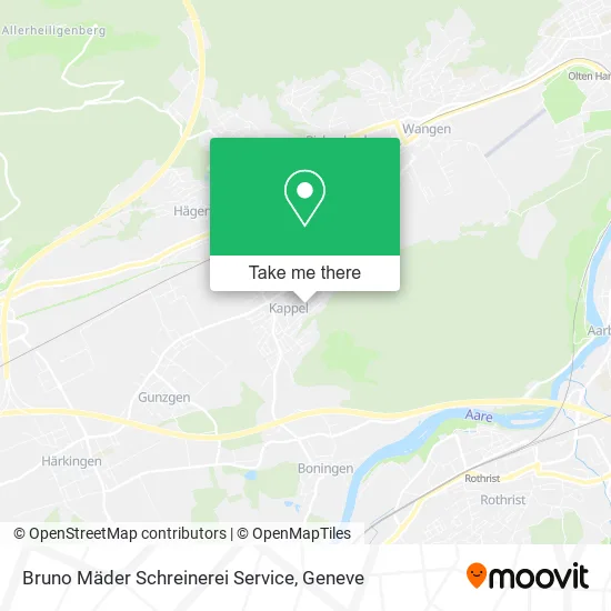 Bruno Mäder Schreinerei Service plan