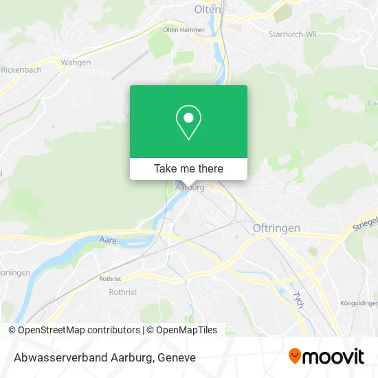 Abwasserverband Aarburg map